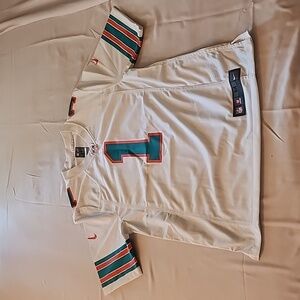 Men's Nike Tua Tagovailoa White Miami Dolphins 2nd Alternate Game Jersey Medium